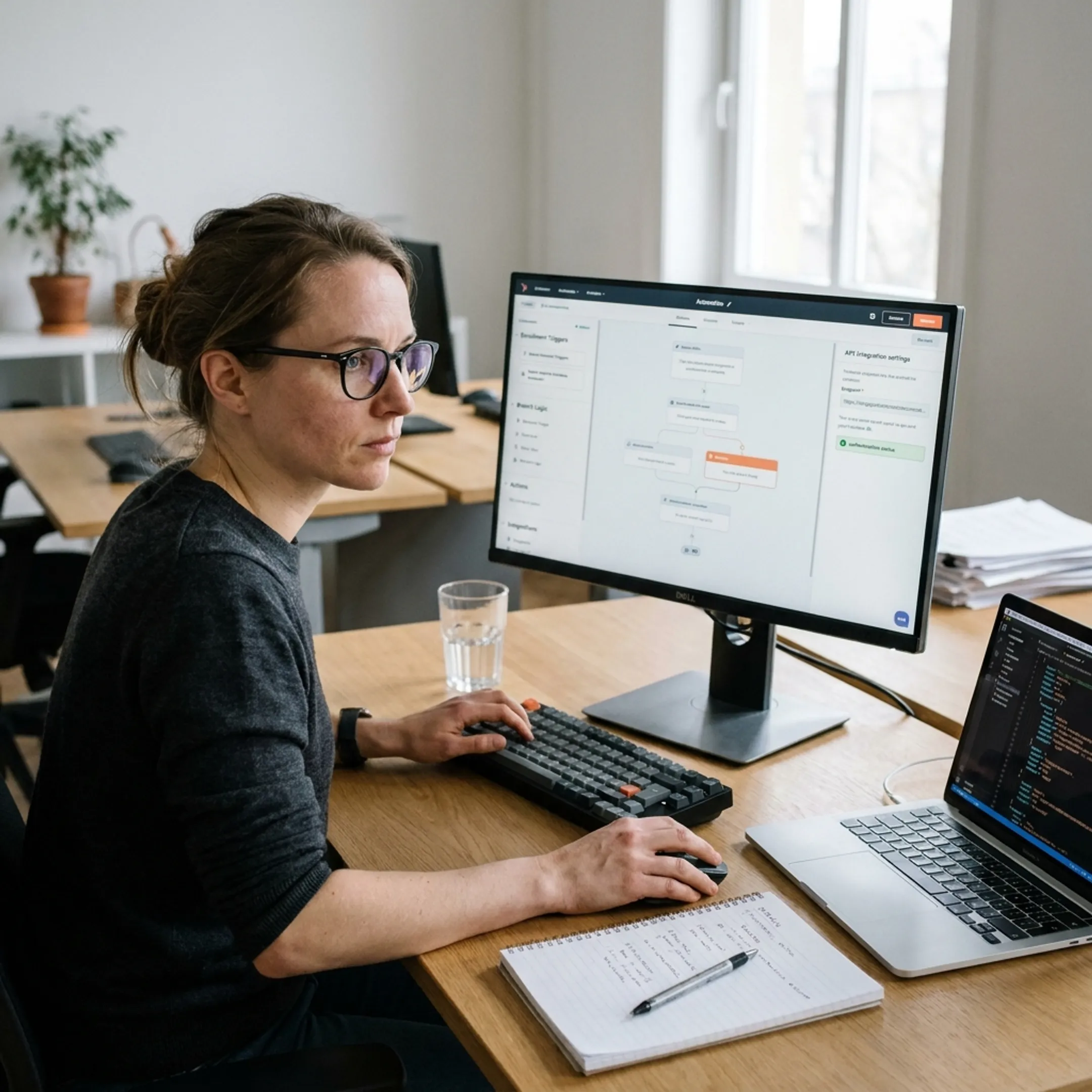 Freelance HubSpot developer working on CRM automation and integration code
