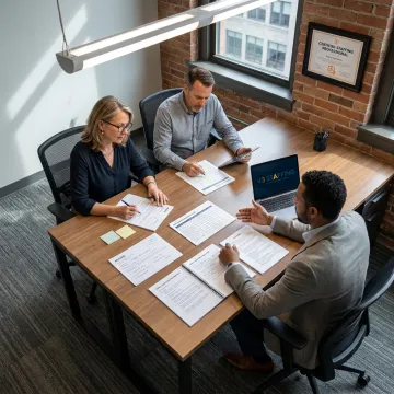 Recruitment team screening remote staffing candidates