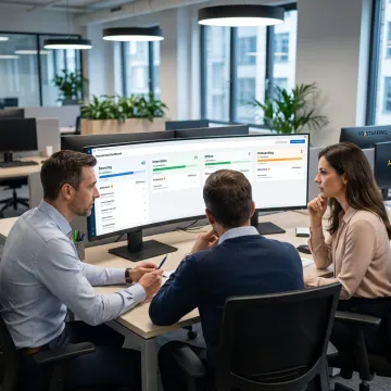 Recruitment outsourcing process dashboard