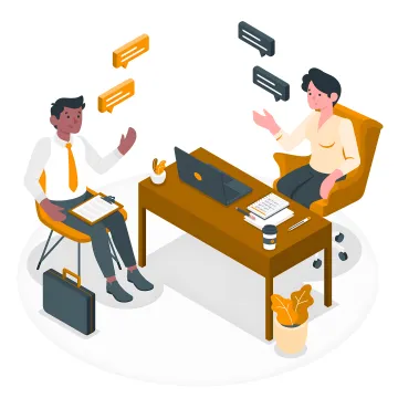 Data engineer recruitment team reviewing candidates