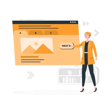 Recruiter reviewing cloud architect candidate profiles