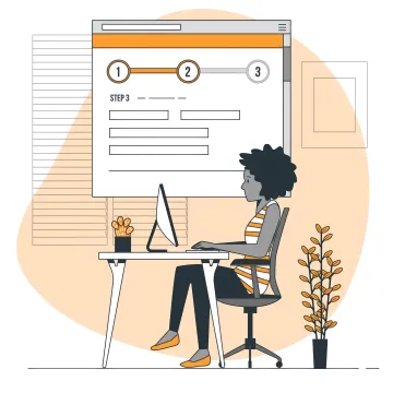 Recruiter reviewing data engineer profiles