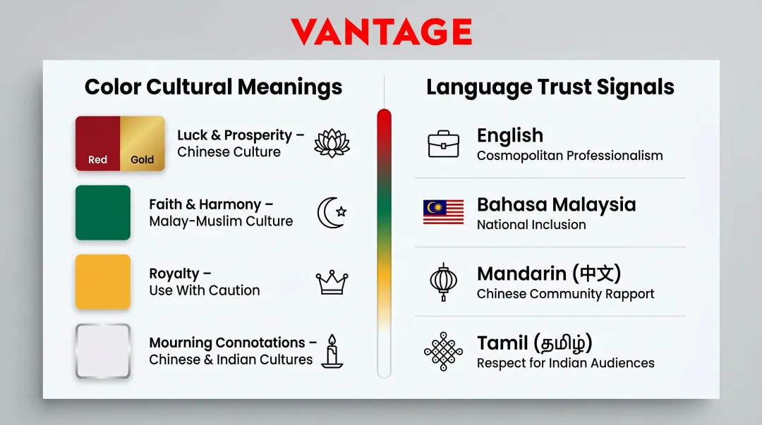 Malaysia multicultural branding guide to color symbolism and language trust signals