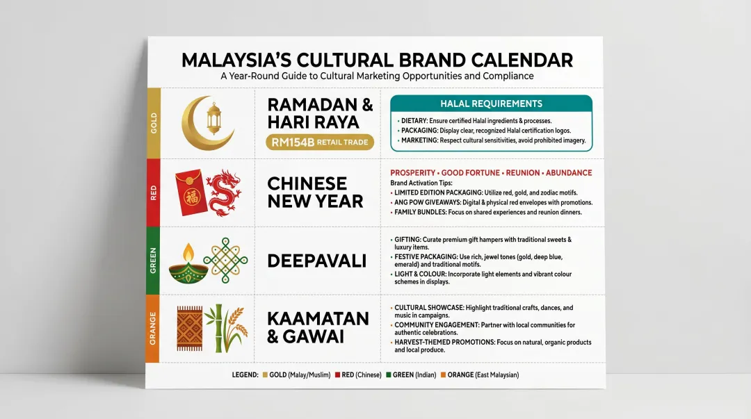 Malaysia cultural and religious brand calendar key festivals and seasonal considerations