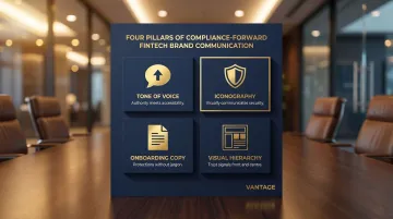 Four compliance communication brand pillars for Malaysian fintech identity design