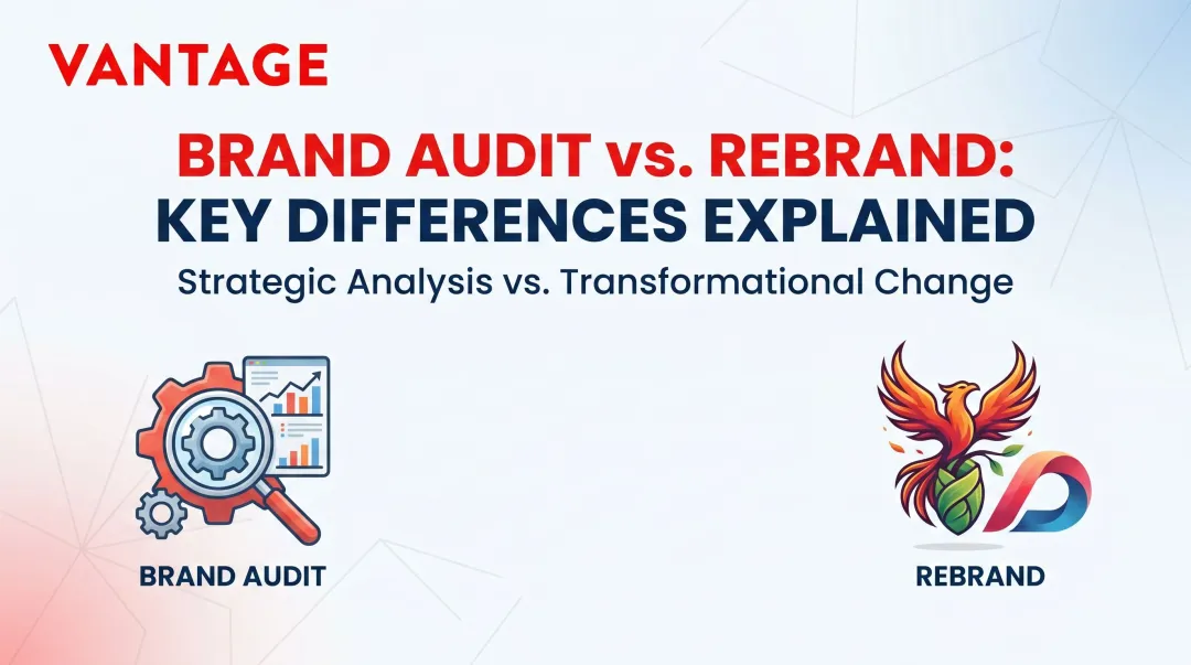 Brand Audit vs Rebrand: Key Differences Explained