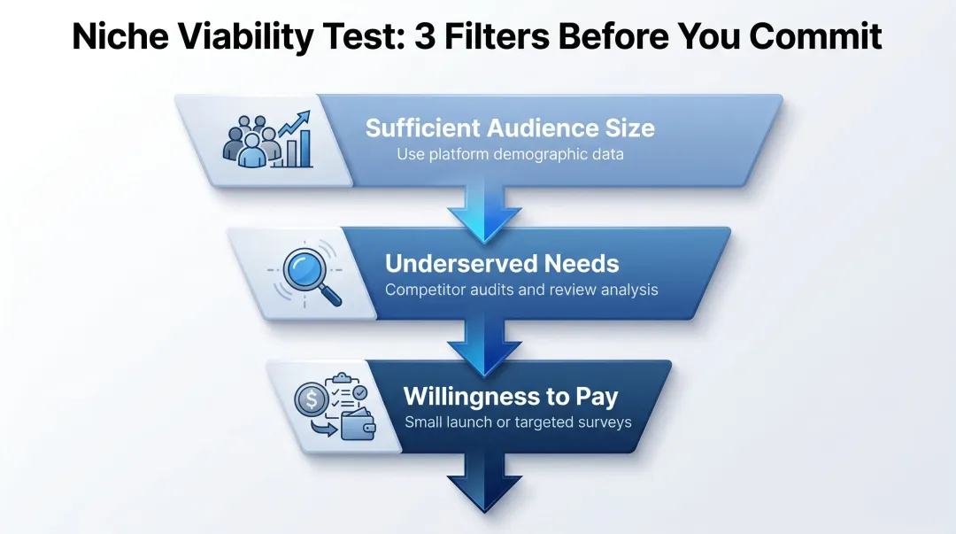 Three-criteria niche viability evaluation framework for Vietnam market entry