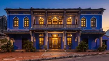 Cheong Fatt Tze Blue Mansion heritage boutique hotel George Town Penang exterior