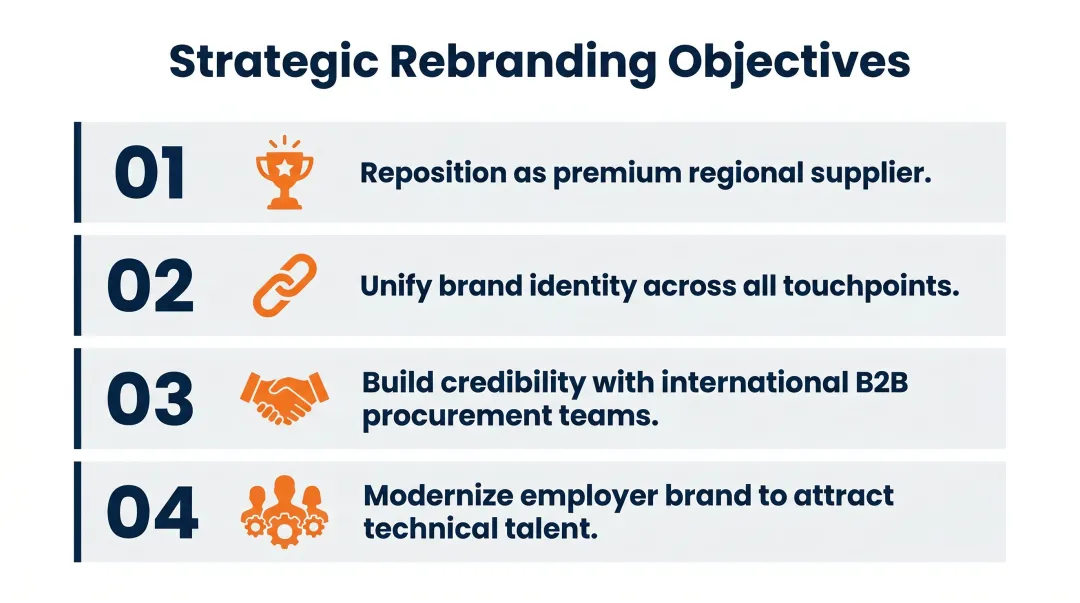 4 strategic rebranding objectives for Malaysian manufacturers pursuing export growth