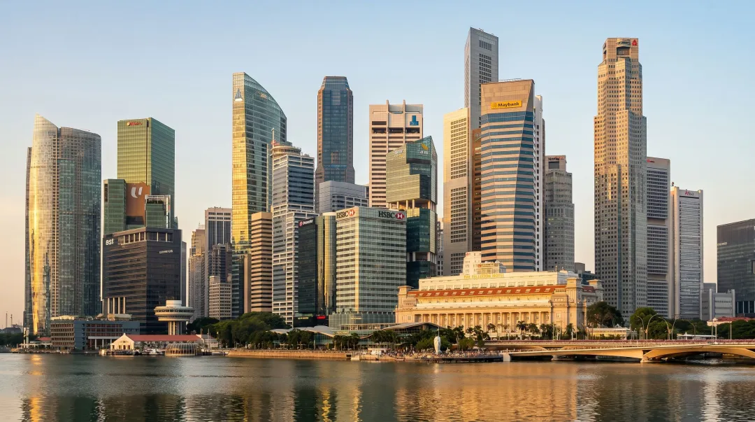Singapore financial district skyline representing Asia's top valuable brand market