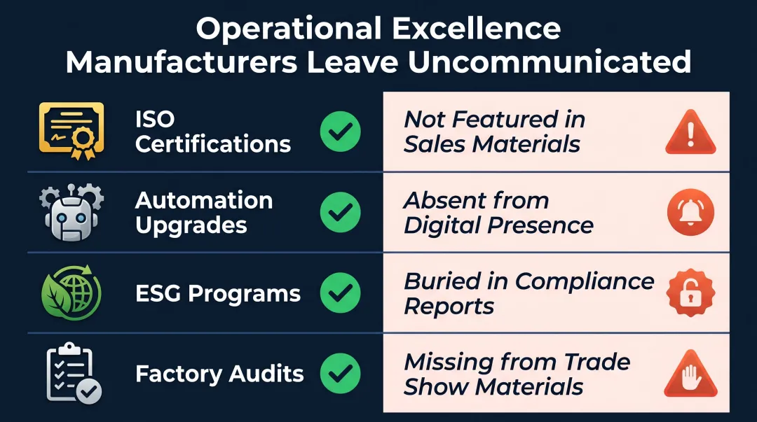 Four manufacturing brand equity signals B2B manufacturers fail to communicate externally