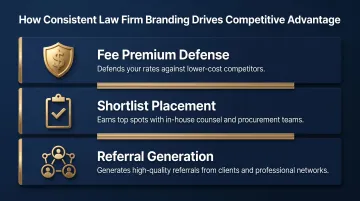 Three strategic benefits of consistent law firm branding in competitive legal markets