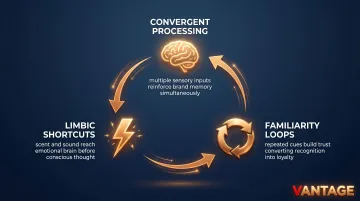 Three psychological mechanisms driving multisensory brand memory and loyalty formation