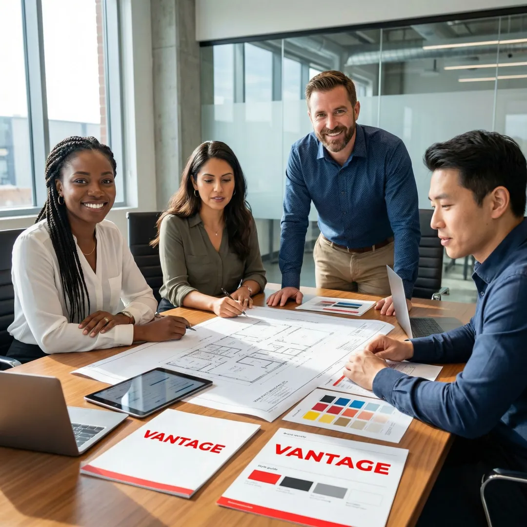 Manufacturing branding consultation with strategy documents