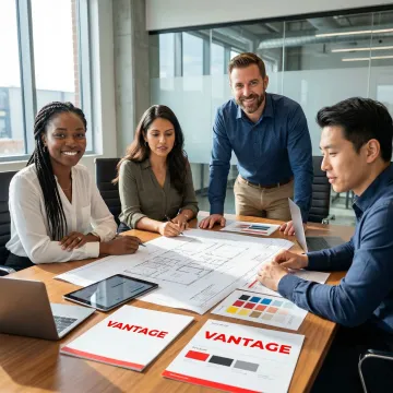Manufacturing branding consultation with strategy documents