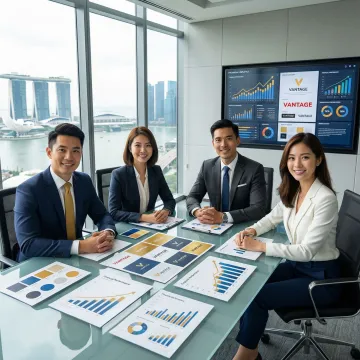 Hedge fund branding materials including pitch deck and investor reports