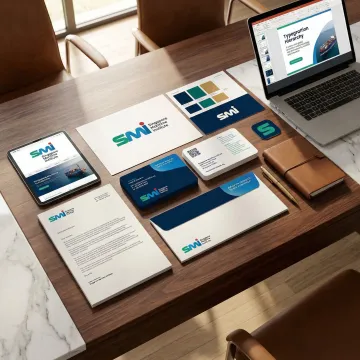 Singapore corporate brand identity design showcase featuring logo systems and brand guidelines