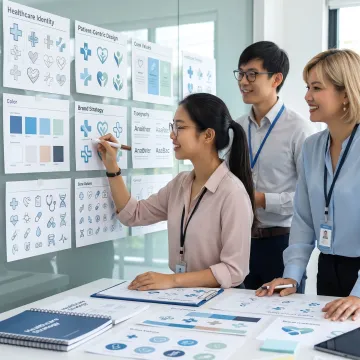Healthcare branding workshop process