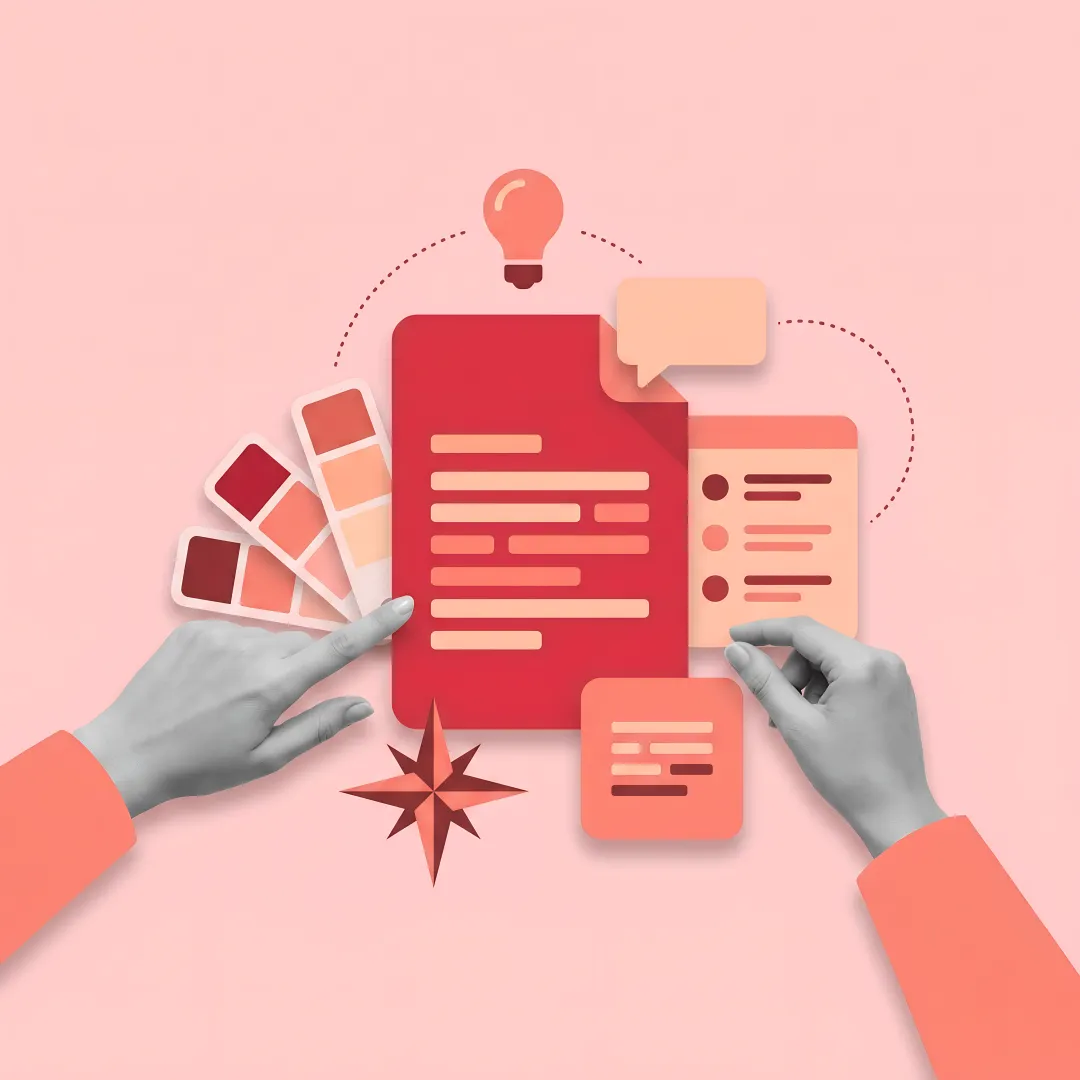 Branding process workshop with agency team