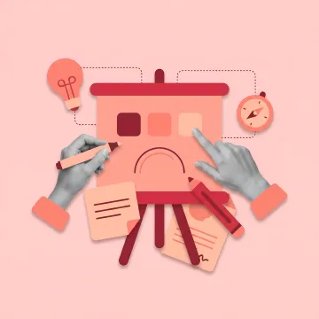Branding process workshop with strategy and design team