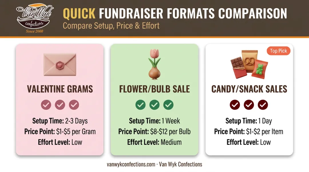 Three quick low-effort Valentine's Day fundraiser options for volunteer groups