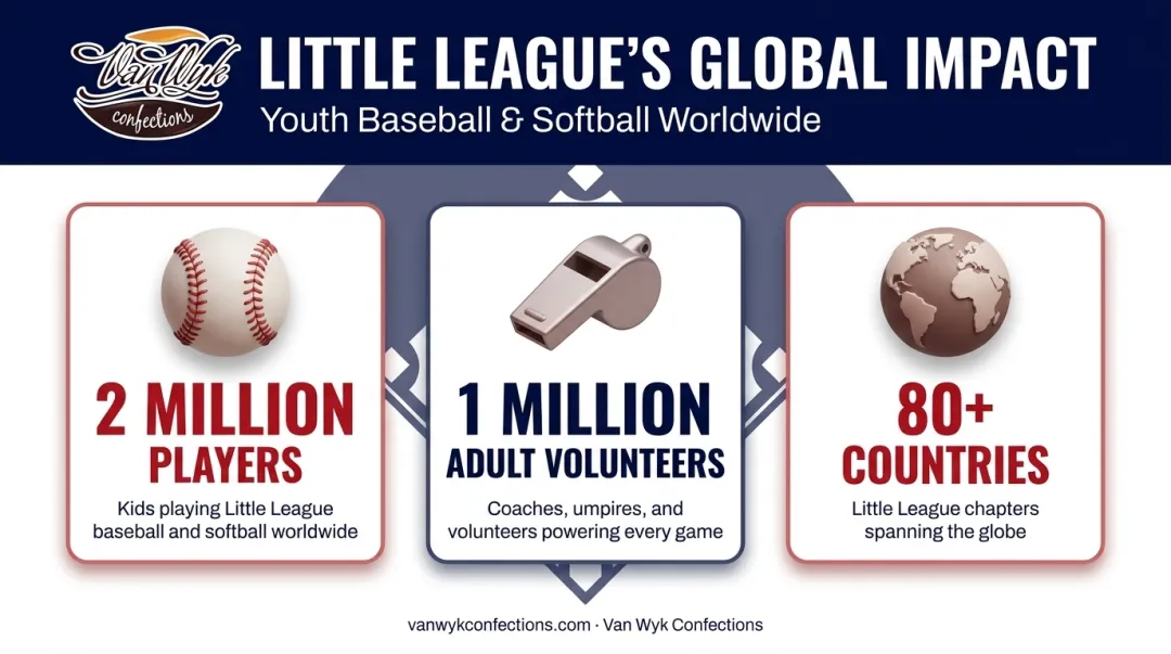 Little League Baseball 2026 participation statistics players volunteers and countries