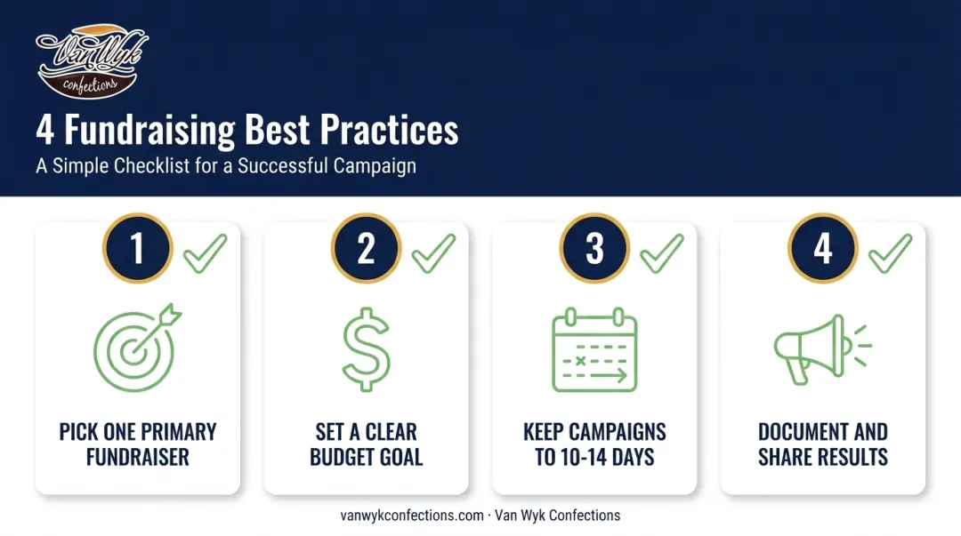 Four best practices for maximizing Little League fundraising results checklist