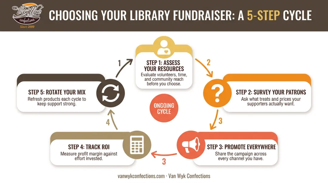 5-step framework for choosing the right library fundraiser strategy