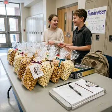 Gourmet popcorn fundraiser products