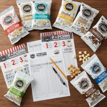 Gourmet popcorn fundraising supplies
