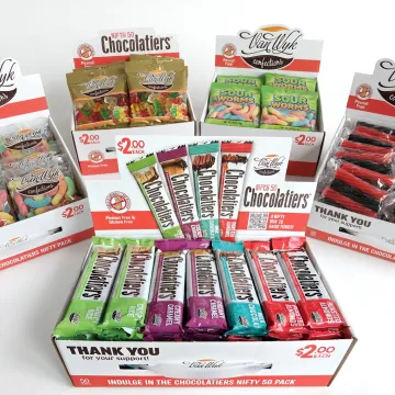 Candy and chocolate bars for fundraising