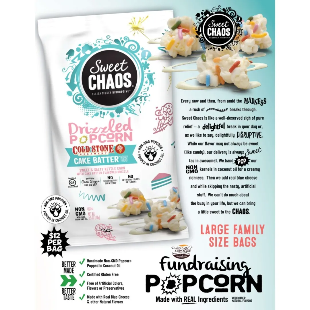 Cub Scout popcorn fundraiser display