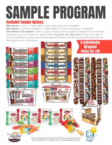 Van Wyk Confections Fundraising Program