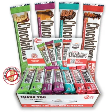 Chocolate and candy bar fundraiser products