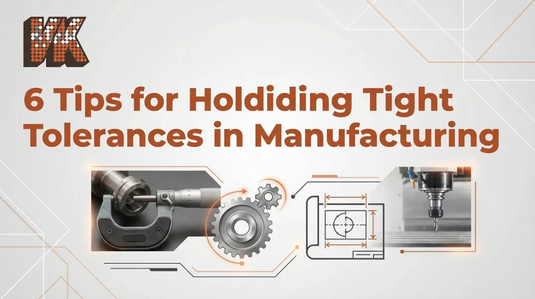 6 Tips for Holding Tight Tolerances in Manufacturing