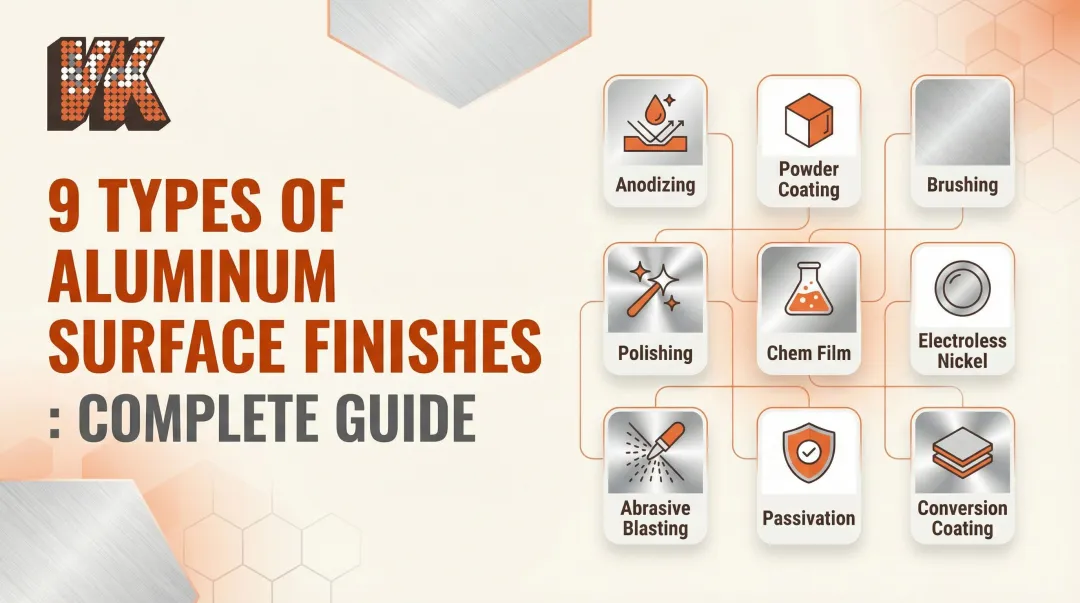 9 Types of Aluminum Surface Finishes: Complete Guide