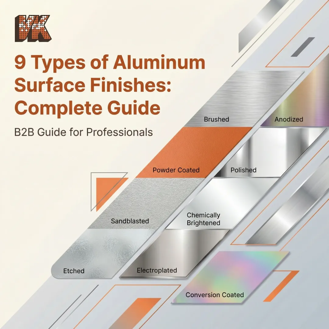 9 Types of Aluminum Surface Finishes: Complete Guide