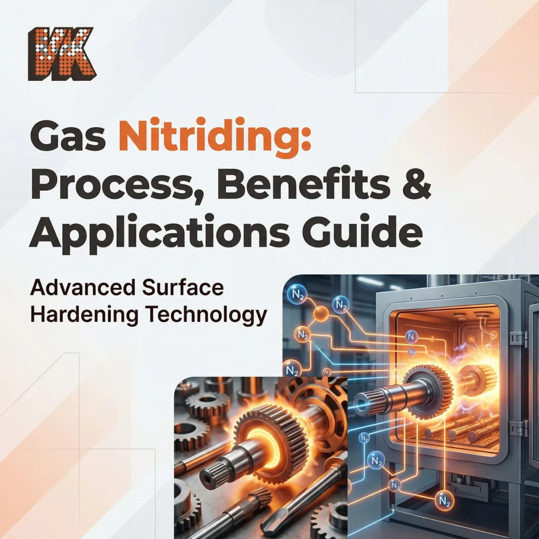 Gas Nitriding: Process, Benefits & Applications Guide