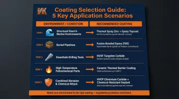 Anti-corrosion coating selection guide matching environment to coating type