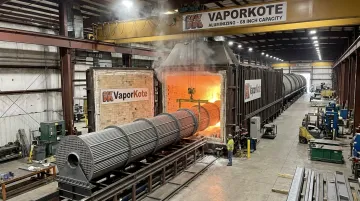 Large-capacity industrial CVA furnace processing oversized heat exchanger components