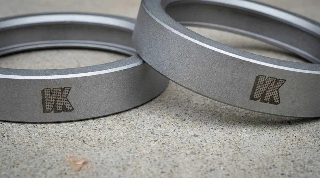 VaporKote diffusion coated pump impeller showing boronized surface treatment finish