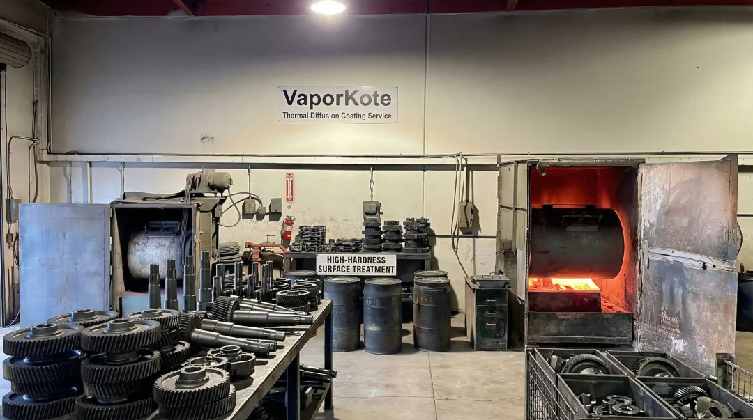 VaporKote thermal diffusion boronizing coating process on industrial components