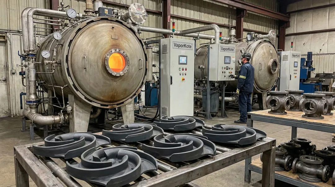 VaporKote boronizing diffusion coating process applied to precision pump components