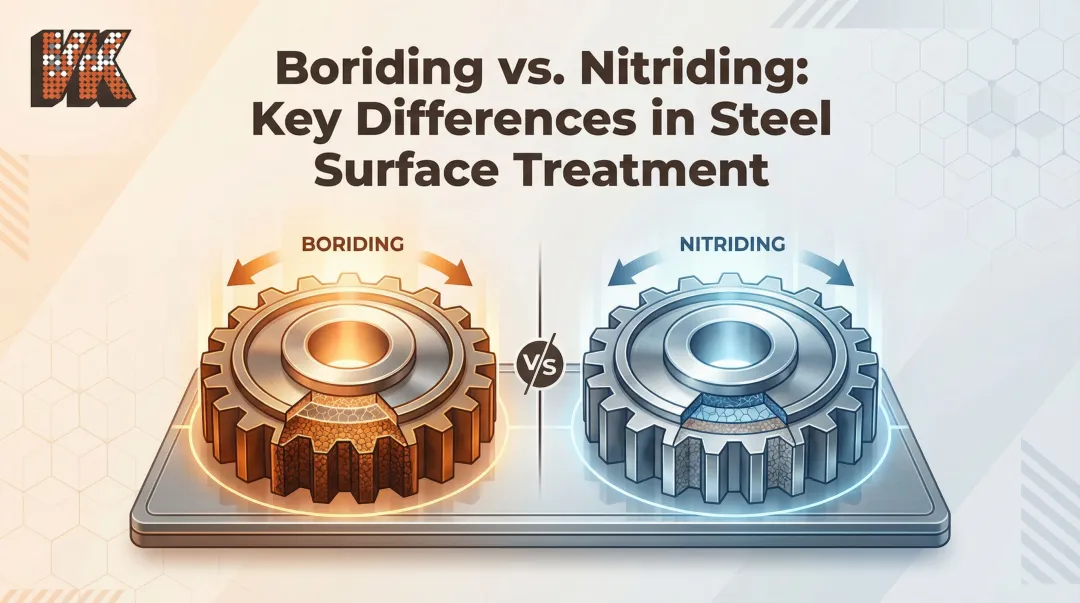 Boriding vs. Nitriding: Key Differences in Steel Surface Treatment