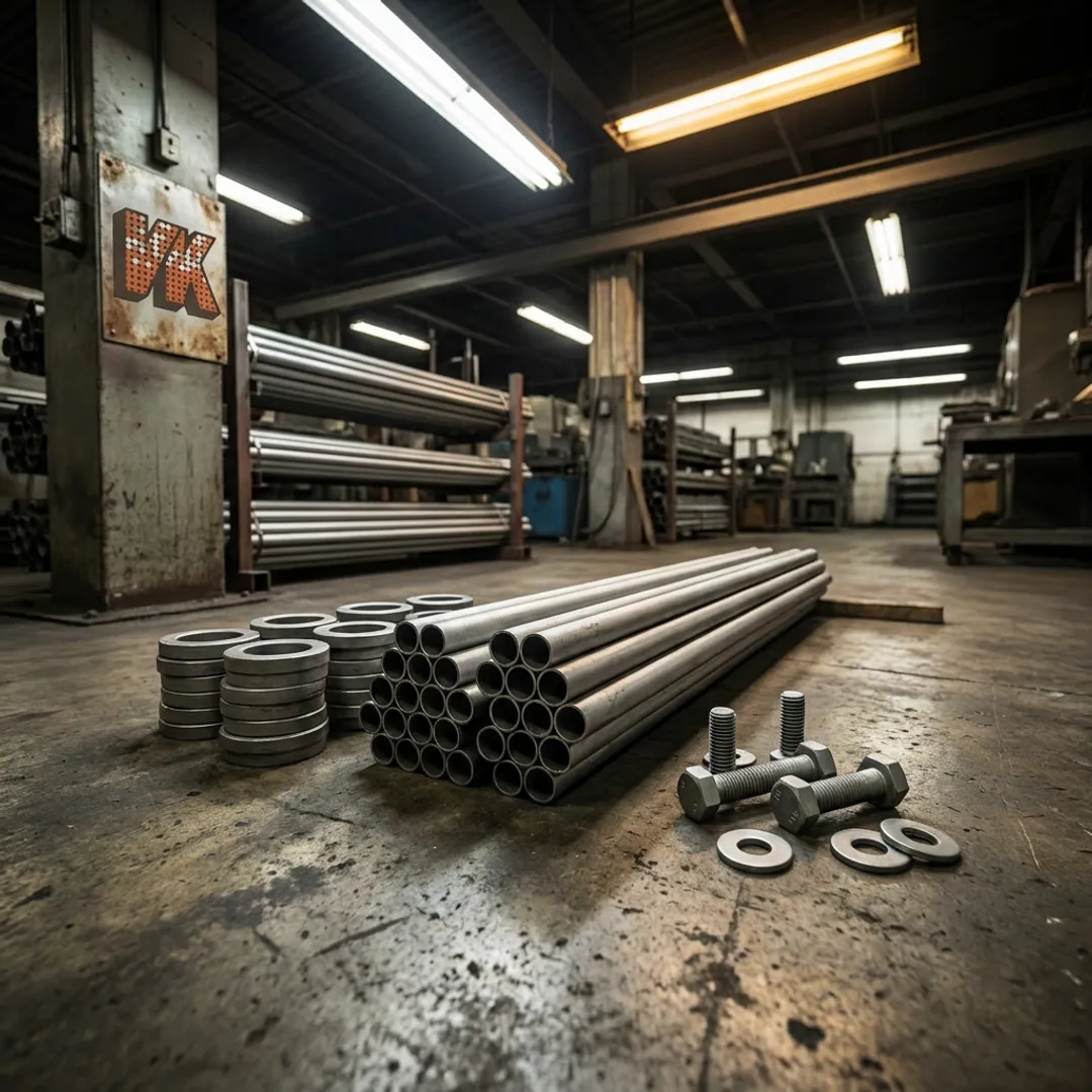 Aluminized industrial parts prepared for inspection