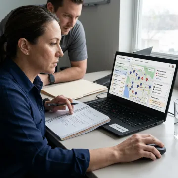 Ambulance logistics dashboard with real-time dispatch data