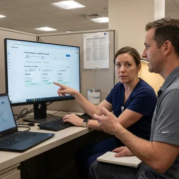Air medical transport workflow process