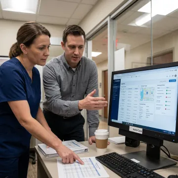 Embedded EMR patient logistics dashboard