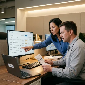 Healthcare billing dashboard for home health invoicing