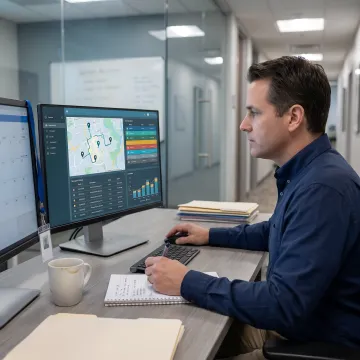Real-time patient logistics tracking dashboard